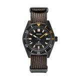 Shop Seiko Prospex Black Series 1965 Limited Edition Black Dial Brown NATO Strap Watch For Men - SPB253J1 in USA