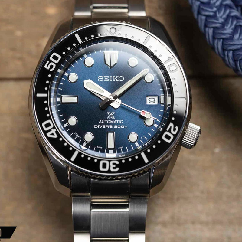 Shop Seiko Prospex Sea Automatic Diver Green Dial Silver Steel Strap Watch For Men - SPB187J1 in USA