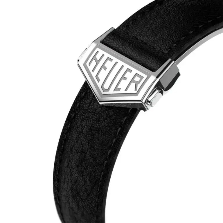 Tag Heuer Monaco Automatic Chronograph Blue Dial Black Leather Strap Watch for Men - CAW211P.FC6356 Buy Now By Tag Heuer