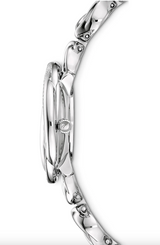 Shop Swarovski Crystal Flower Silver Dial Silver Steel Strap Watch for Women - 5547622 in USA