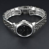 Tissot Le Locle Automatic Lady Black Dial Silver Steel Strap Watch For Women - T006.207.11.058.00 Buy Now By Tissot