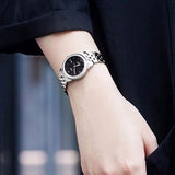 Tissot Le Locle Automatic Lady Black Dial Silver Steel Strap Watch For Women - T006.207.11.058.00 Buy Now By Tissot