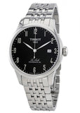 Tissot Le Locle Powermatic 80 Black Dial Silver Steel Strap Watch For Men - T006.407.11.052.00