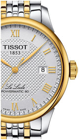 Tissot Le Locle Powermatic 80 Silver Dial Two Tone Steel Strap Watch For Men - T006.407.22.033.01 Buy Now By Tissot
