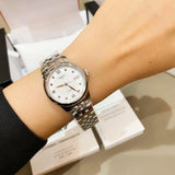 Tissot Le Locle Lady Automatic Diamonds Silver Dial Silver Steel Strap Watch For Women - T006.207.11.036.00 Buy Now By Tissot
