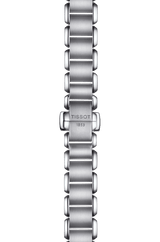 Tissot T Wave Black Dial Silver Steel Strap Watch for Women - T02.1.285.52 Buy Now By Tissot
