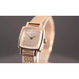 Tissot Lovely Square Lady Quartz Rose Gold Dial Rose Gold Mesh Bracelet Watch For Women - T058.109.33.456.00 Buy Now By Tissot
