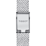Shop Tissot Lovely Square Silver Dial Silver Mesh Bracelet Watch For Women - T058.109.11.036.00 in USA