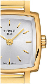 Tissot Lovely Square Silver Dial Gold Mesh Bracelet Watch For Women - T058.109.33.031.00 Buy Now By Tissot
