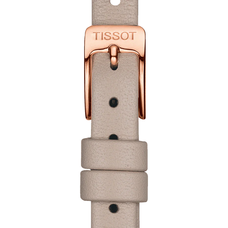 Tissot T Lady Lovely Square White Dial Pink Leather Strap Watch For Women - T058.109.36.031.00 Buy Now By Tissot