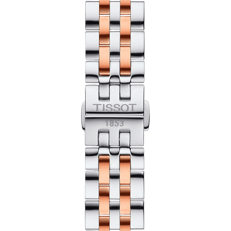 Tissot T Classic Tradition White Dial Two Tone Mesh Bracelet Watch For Men - T063.610.22.037.01 Buy Now By Tissot