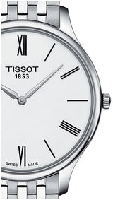 Tissot T Classic Tradition 5.5 White Dial Watch For Men - T063.409.11.018.00 Buy Now By Tissot