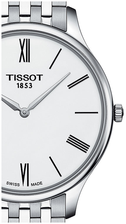 Tissot T Classic Tradition 5.5 White Dial Watch For Men - T063.409.11.018.00 Buy Now By Tissot