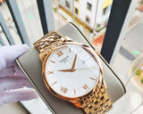 Tissot T Classic Tradition White Dial Rose Gold Steel Strap Watch For Women - T063.610.33.038.00 Buy Now By Tissot