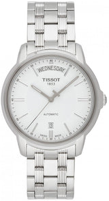 Tissot T Classic Automatic III Day Date White Dial Silver Steel Strap Watch for Men - T065.930.11.031.00 Buy Now By Tissot