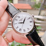 Tissot T Classic Carson White Dial Black Leather Strap Watch for Men - T085.410.16.013.00 Buy Now By Tissot