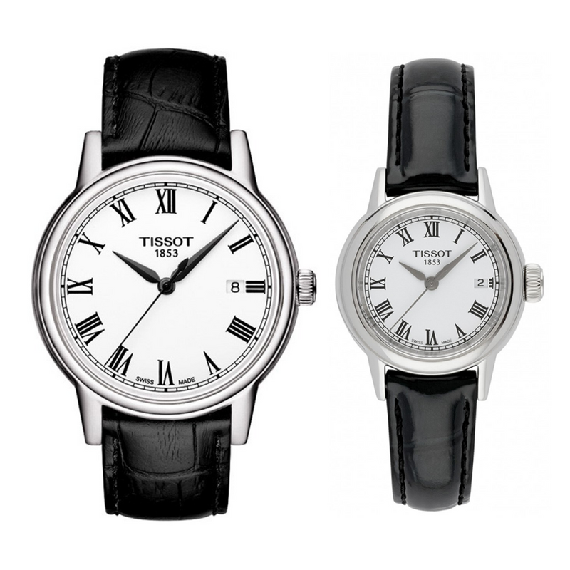 Tissot T Classic Carson White Dial Brown Leather Strap Watch For Women - T085.210.16.013.00 Buy Now By Tissot
