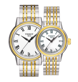 Tissot Carson Lady White Dial Two Tone Steel Strap Watch For Women - T085.210.22.013.00 Buy Now By Tissot