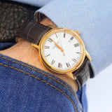 Shop Tissot T Classic Carson White Dial Brown Leather Strap Watch For Men - T085.410.36.013.00 in USA