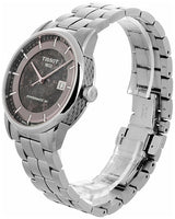 Shop Tissot Luxury Powermatic 80 Anthracite Grey Dial Silver Steel Strap Watch For Men - T086.407.11.061.10 in USA