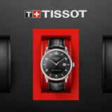 Tissot Luxury Powermatic 80 Black Dial Black Leather Strap Watch For Men - T086.407.16.057.00 Buy Now By Tissot