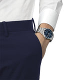Tissot Luxury Powermatic 80 Blue Dial Silver Steel Strap Watch For Men - T086.407.11.041.00 Buy Now By Tissot