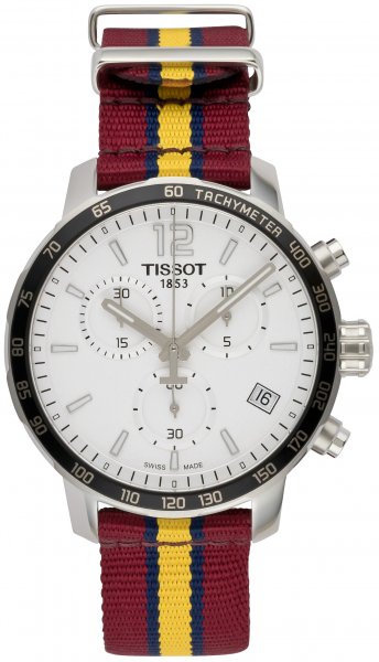 Shop Tissot Quickster Chronograph NBA Cleveland Cavaliers Watch For Men - T095.417.17.037.13 in USA