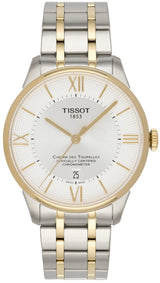 Tissot Chemin Des Tourelles Powermatic 80 Cosc Silver Dial Two Tone Steel Strap Watch For Men - T099.408.22.038.00 Buy Now By Tissot