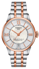Tissot Chemin Des Tourelles Powermatic 80 Helvetic Price Lady Silver Dial Two Tone Steel Strap Watch For Women - T099.207.22.118.01 Buy Now By Tissot