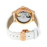 Tissot Chemin Des Tourelles Powermatic 80 Lady Silver Dial White Leather Strap Watch For Women - T099.207.36.118.00 Buy Now By Tissot