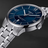 Tissot Chemin Des Tourelles Powermatic 80 Blue Dial Silver Steel Strap Watch for Men - T099.407.11.048.00 Buy Now By Tissot