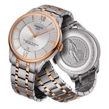 Tissot Chemin Des Tourelles Powermatic 80 Helvetic Price Lady Silver Dial Two Tone Steel Strap Watch For Women - T099.207.22.118.01 Buy Now By Tissot