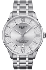 Tissot T Classic Chemin Des Tourelles Silver Dial Silver Steel Strap Watch For Men - T099.408.11.038.00 Buy Now By Tissot