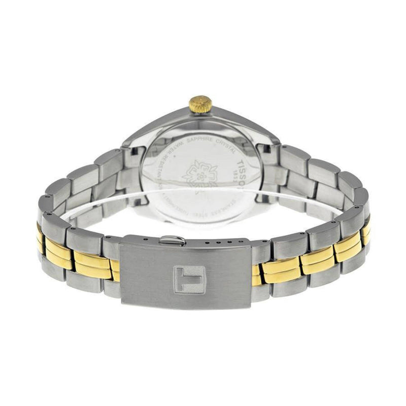 Tissot T Classic PR 100 Sport Chic White Dial Two Tone Steel Strap Watch For Women - T101.210.22.031.00 Buy Now By Tissot