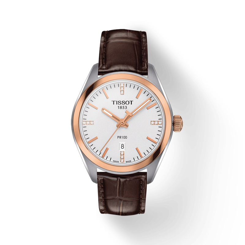Tissot PR 100 Lady Diamonds Watch For Women - T101.210.26.036.00 Buy Now By Tissot