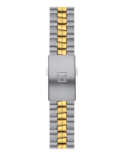 Tissot T Sport PR 100 Chronograph White Dial Two Tone Steel Strap Watch For Men - T101.417.22.031.00 Buy Now By Tissot