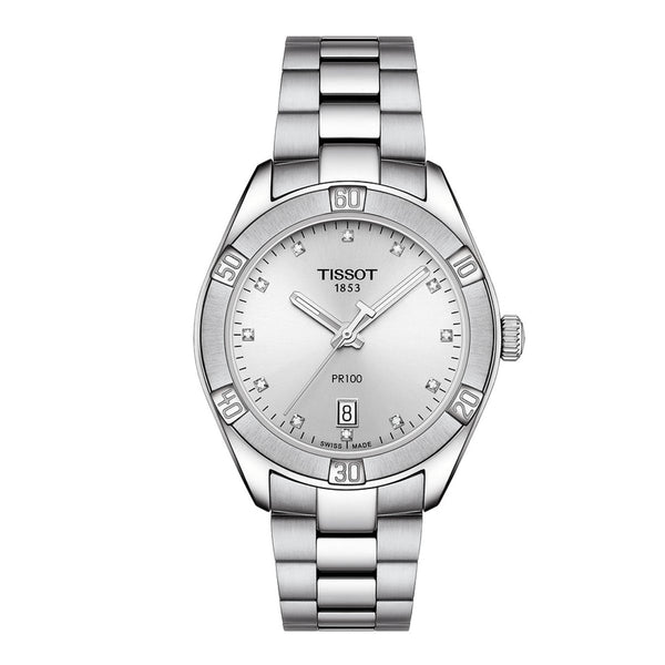 Tissot T Classic PR 100 Sport Chic Lady Watch For Women - T101.910.11.036.00 Buy Now By Tissot