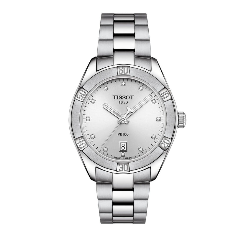 Tissot T Classic PR 100 Sport Chic Lady Watch For Women - T101.910.11.036.00 Buy Now By Tissot