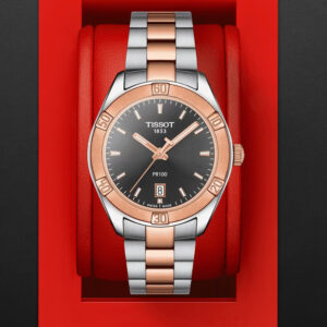 Tissot PR 100 Sport Chic Anthracite Dial Watch For Women - T101.910.22.061.00 Buy Now By Tissot