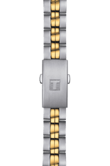 Tissot T Classic PR 100 Sport Chic White Dial Two Tone Steel Strap Watch For Women - T101.210.22.031.00 Buy Now By Tissot