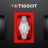 Tissot Ballade Powermatic 80 Automatic Mother of Pearl Dial Silver Steel Strap Watch For Women - T108.208.11.117.00 Buy Now By Tissot