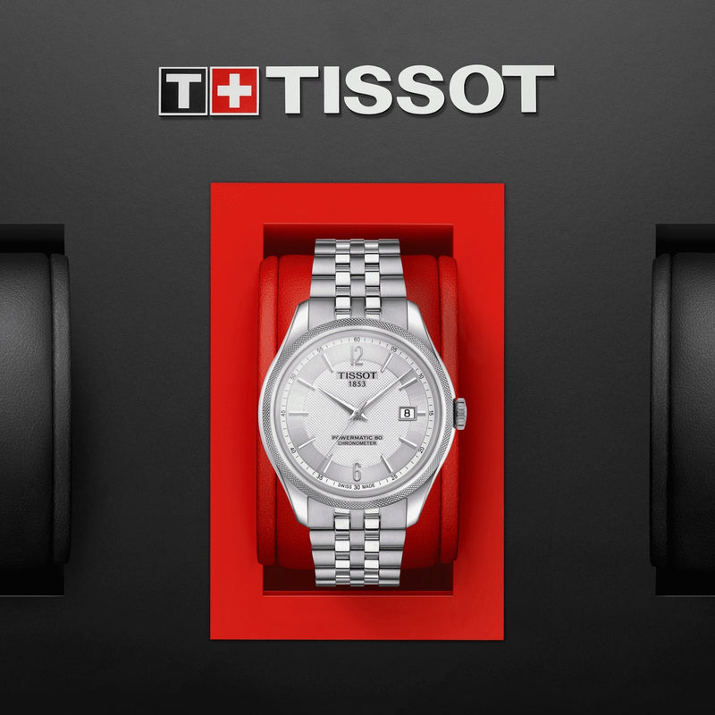 Tissot Ballade Powermatic 80 Cosc Silver Dial Silver Steel Strap Watch For Men - T108.408.11.037.00 Buy Now By Tissot