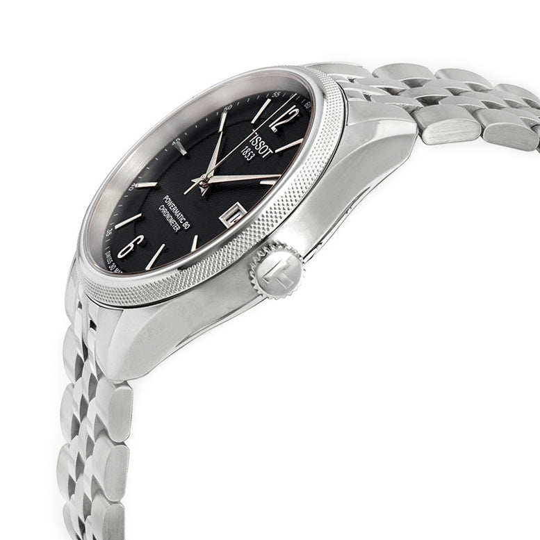 Tissot Ballade Powermatic 80 Cosc Black Dial Silver Steel Strap Watch For Men - T108.408.11.057.00 Buy Now By Tissot
