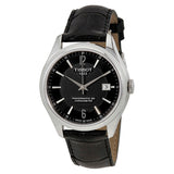 Tissot Ballade Powermatic 80 Cosc Black Dial Black Leather Strap Watch For Men - T108.408.16.057.00
