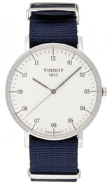 Tissot T Classic Everytime Large White Dial Blue NATO Strap Watch For Men - T109.610.17.037.00 Buy Now By Tissot