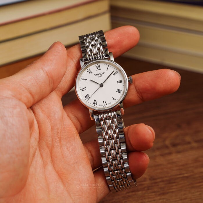 Tissot T Classic Everytime Small White Dial Silver Mesh Bracelet Watch For Women - T109.210.11.033.00 Buy Now By Tissot