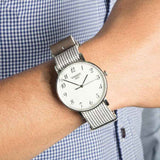 Tissot T Classic Everytime Medium White Dial Two Tone NATO Strap Watch for Women - T109.410.18.032.00 Buy Now By Tissot
