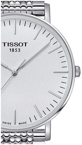 Tissot T Classic Everytime Large White Dial Silver Steel Strap Watch for Men - T109.610.11.031.00 Buy Now By Tissot