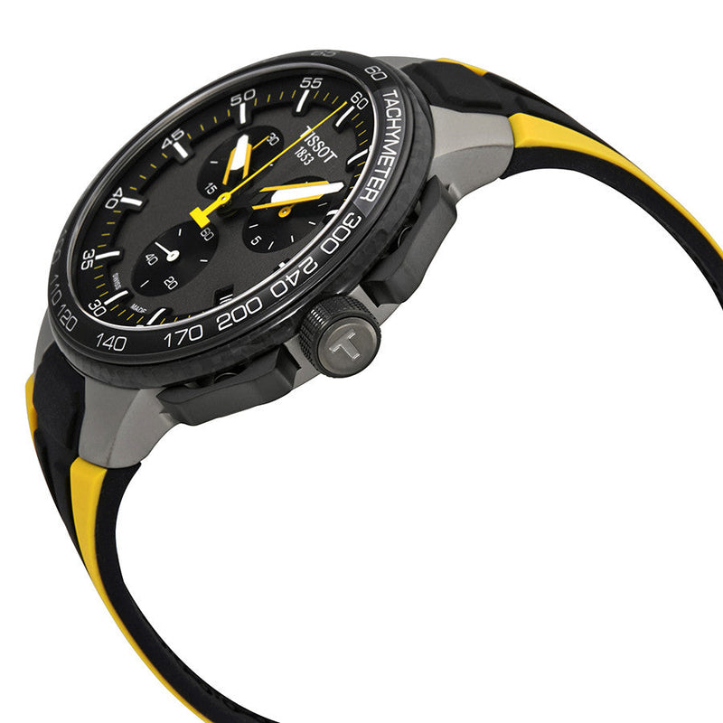 Tissot T Bike Cycling Tour de France Black Dial Two Tone Rubber Strap Watch For Men - T111.417.37.441.00 Buy Now By Tissot