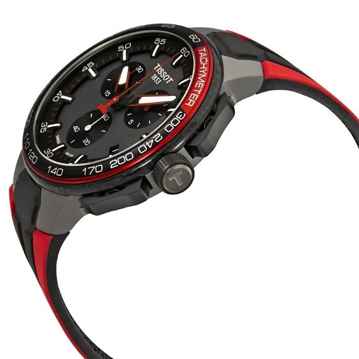 Tissot T Race Cycling Vuelta Black Dial Two Tone Rubber Strap Watch For Men - T111.417.37.441.01 Buy Now By Tissot